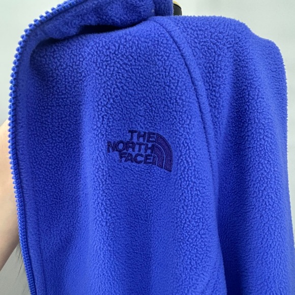 The North Face Women's Full Zip Fleece Lightweight Jacket Blue Medium - Picture 4 of 8